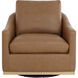 Corbin Aline Butternut Leather Swivel Lounge Chair